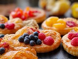Saisonales Fruchtgebäck mit Bio-Zutaten aus der Bäckerei
